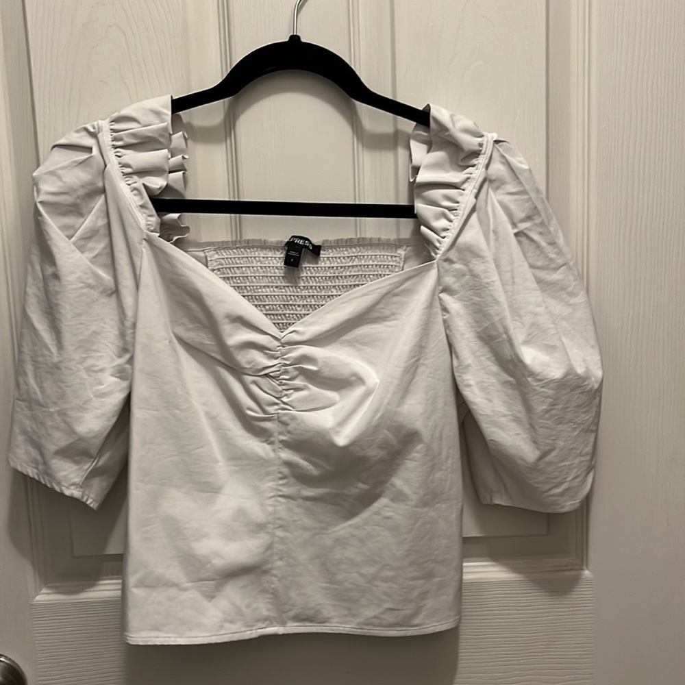 Off shoulder crop top from Express